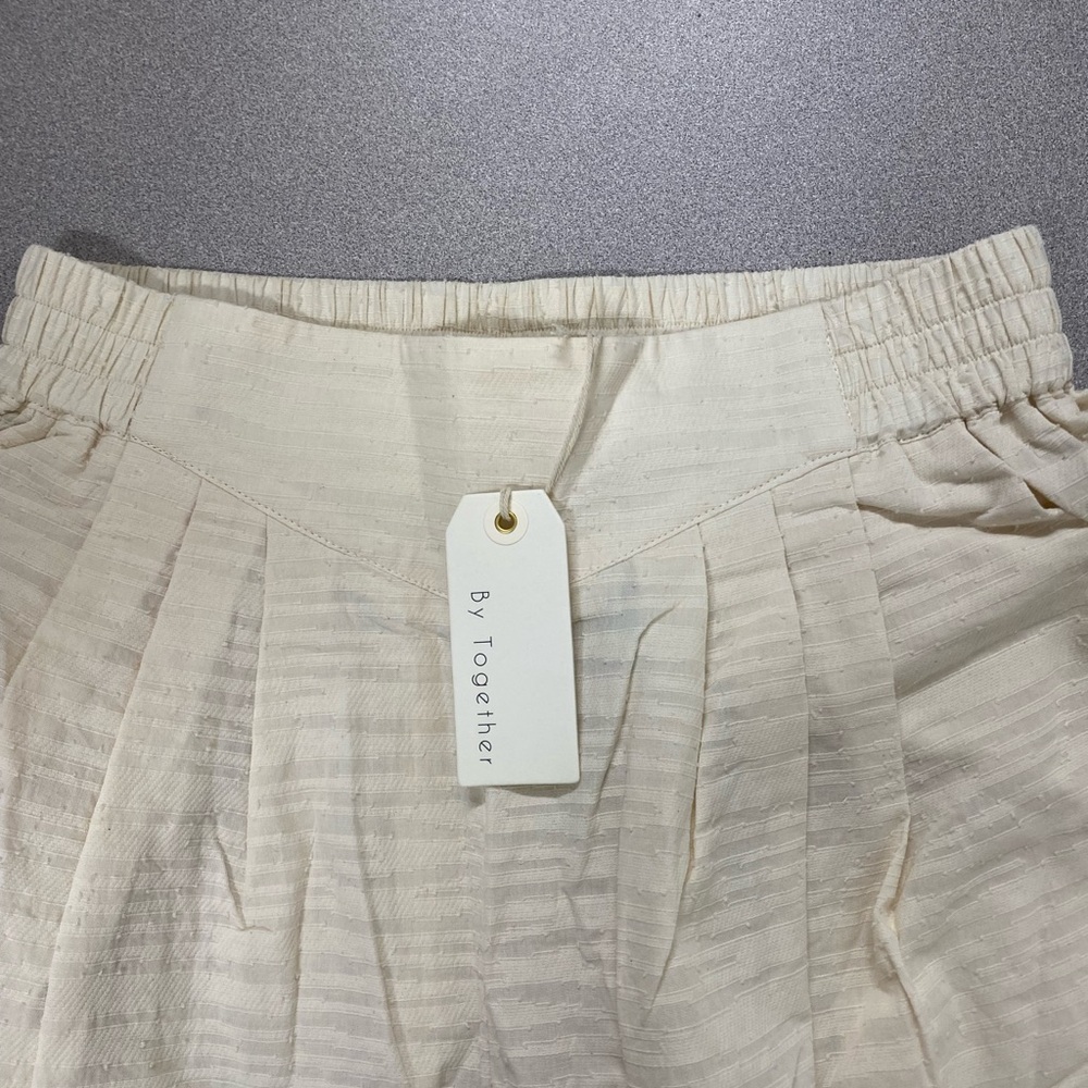 By Together Cream Wide Leg Pants